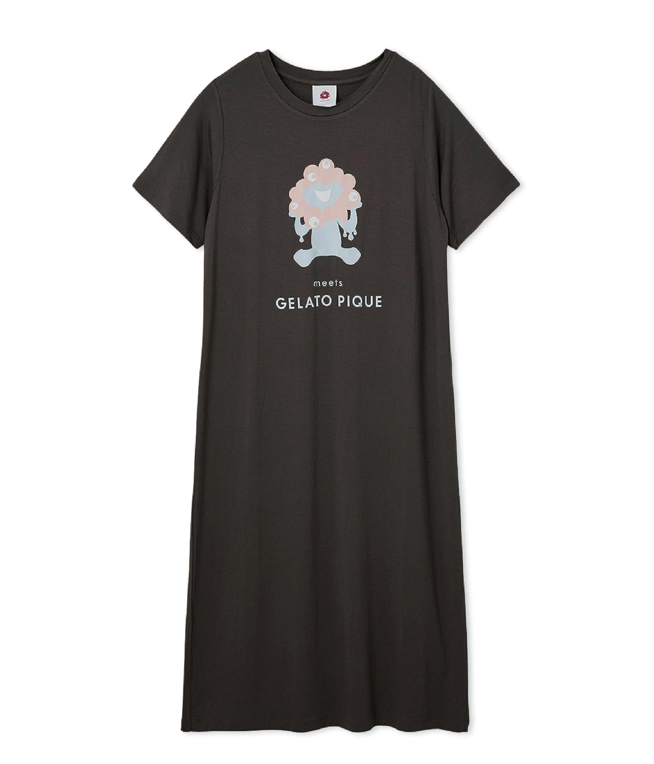 ジェラートピケ　レディース ミャクミャク　 Tシャツ ライトブルー　フリーサイズ Amazon.co.jp: [ジェラート ピケ] ミャクミャク ワンポイント T